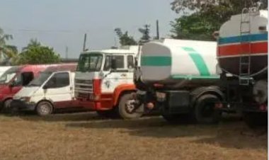 Illegal Oil Bunkering Depot Uncovered as crude oil is Refined transported