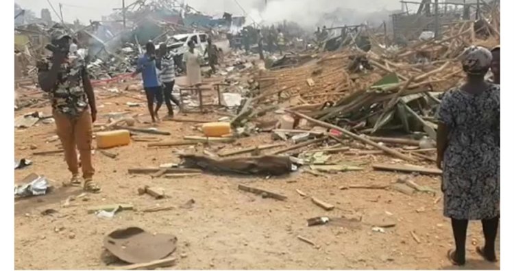 BREAKING: 17 dead, 59 injured as explosion rocks Ghana town