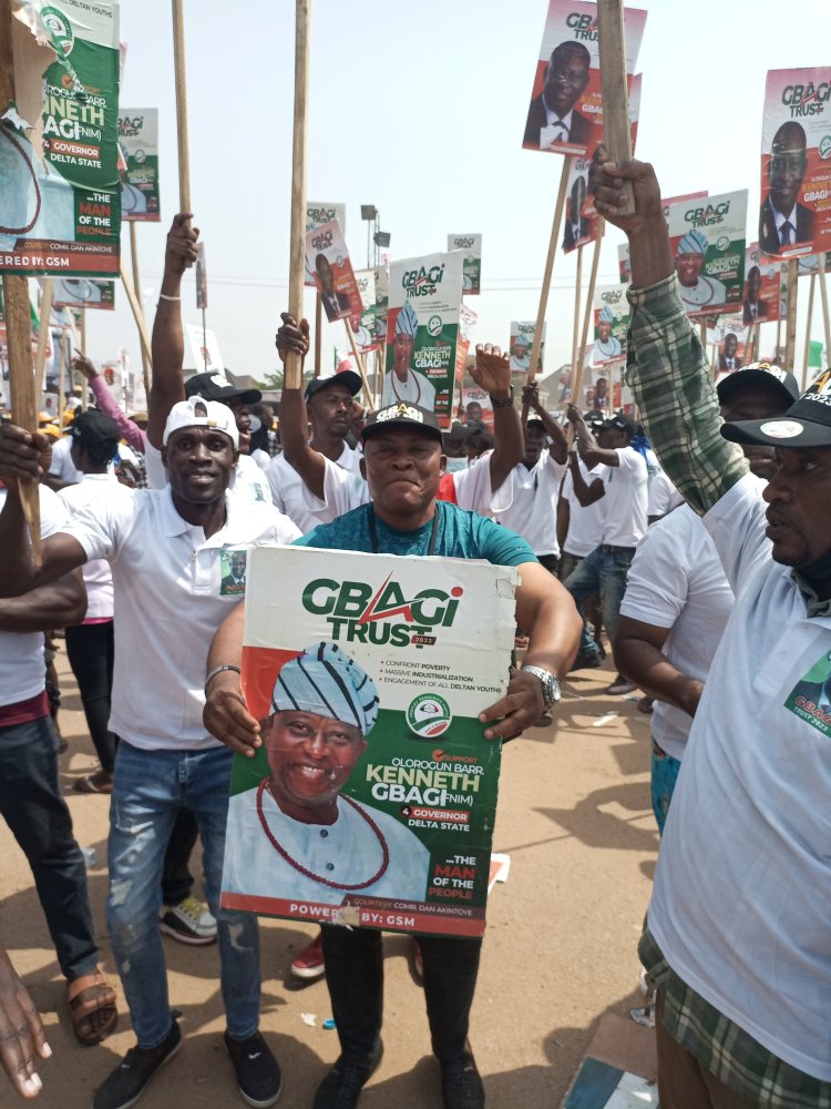 Okowa, Gbagi, Ibori, Esiso, Others Welcomes Omo-Agege’s Supporters Who Defect to PDP in Delta, Meeting Before the Rally