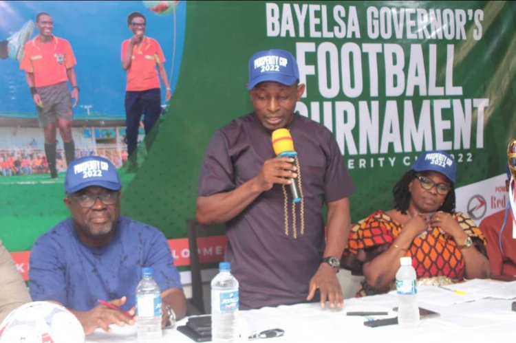 Governor's Football Tournament: See Schedule as Foreign Nationals Prepar for Sport in Bayelsa