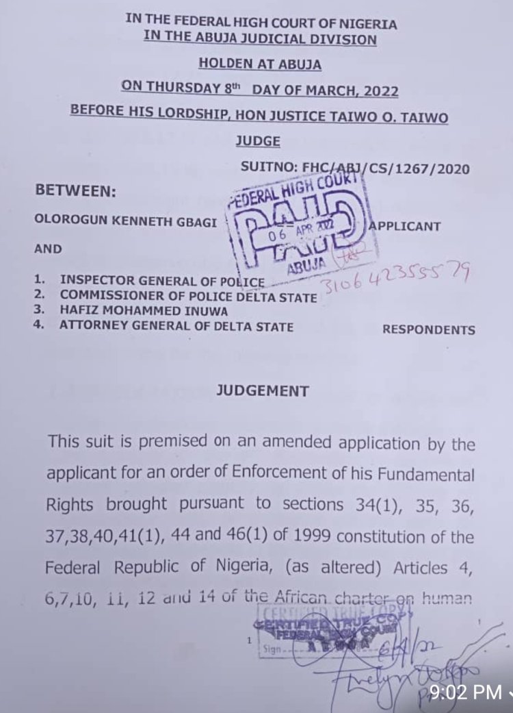 Former Delta Attorney General, Mrakpor Risk Jail Terms on alleged Faked Warrant of Arrest, If...
