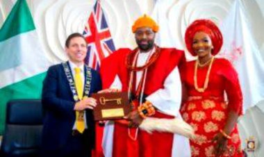 Olu of Warri receives award, Made history in Toronto, Canada