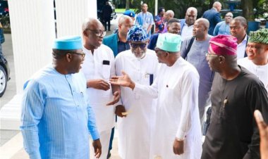 PDP Trembles as Sanwo-Olu, other APC Governors Storms Rivers, lobby for Gov Wike