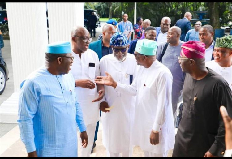 PDP Trembles as Sanwo-Olu, other APC Governors Storms Rivers, lobby for Gov Wike