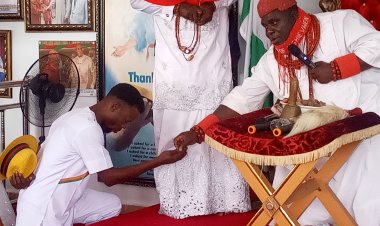2023: DTHA Ughelli South SDP Candidate Temienor  Receive Royal blessings, Consult Stakeholders