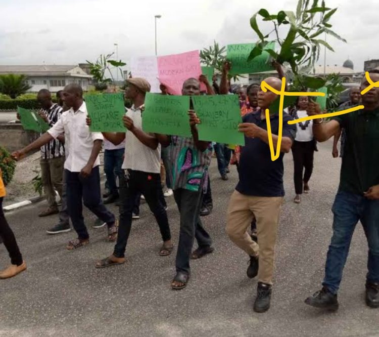 PENGASSAN Protests In Delta, Says Crude Oil Theft has crumbled Nigeria’s economy