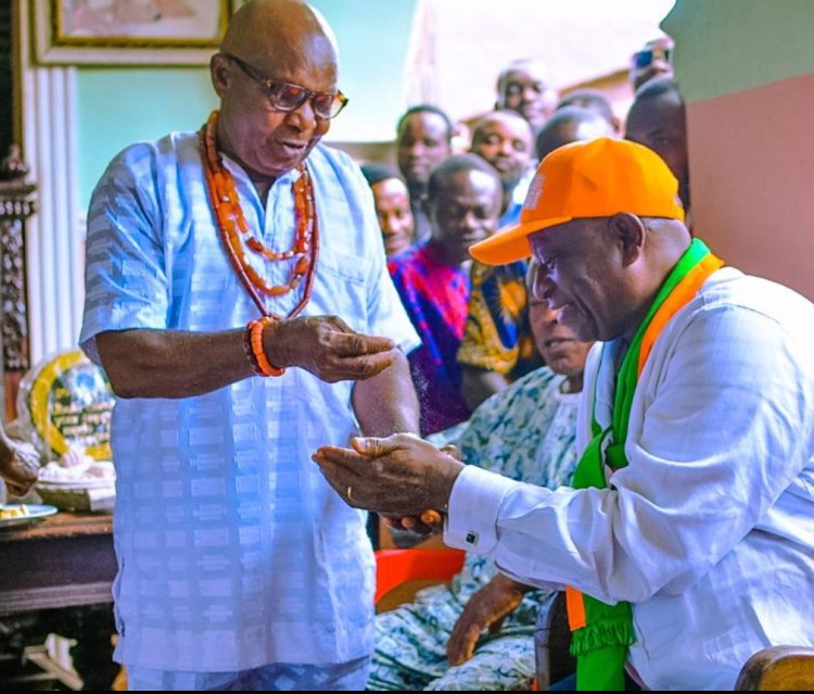 2023: Ubulu-Uku Kingdom Offers Royal Blessings to Gbagi, SDP Grows Strength in Delta North