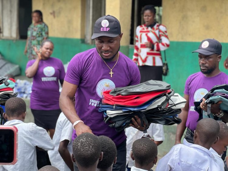 Thousands Benefit as Ernest Bebenimibo Foundation Concludes Street-2-School Outreach in N-Delta, Okerenkoko