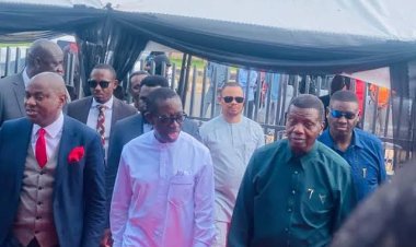 Gbagi Call on Deltans to defend their common patrimony after Okowa's Inauguration of Premium Trust Bank in Asaba.