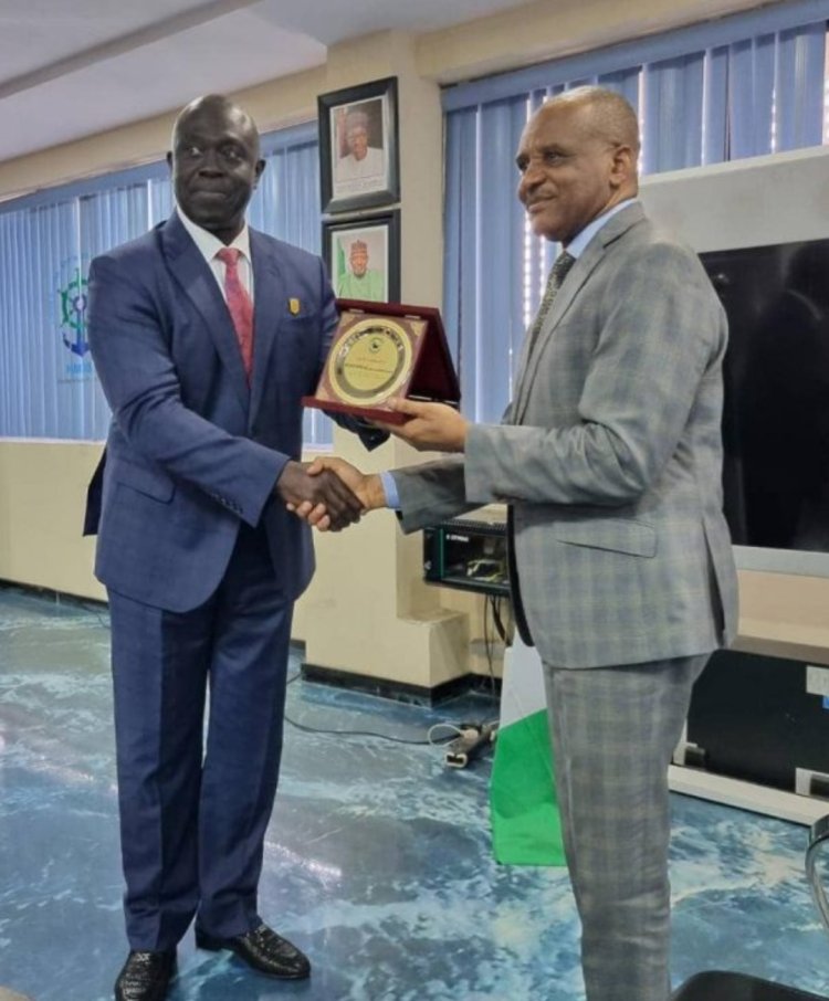 Amnesty Boss, Ndiomu Explore Opportunities at NIMASA