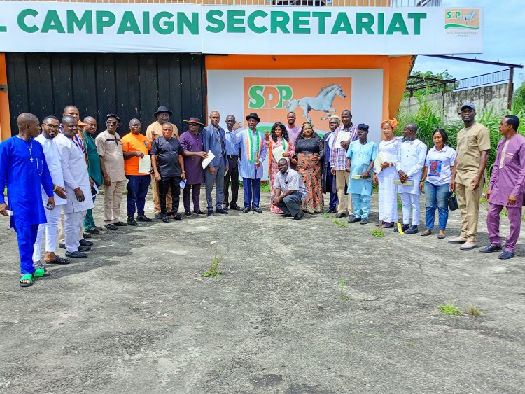 SDP Inaugurates 12-Member Caretaker Committee to Re-organise Party in Delta