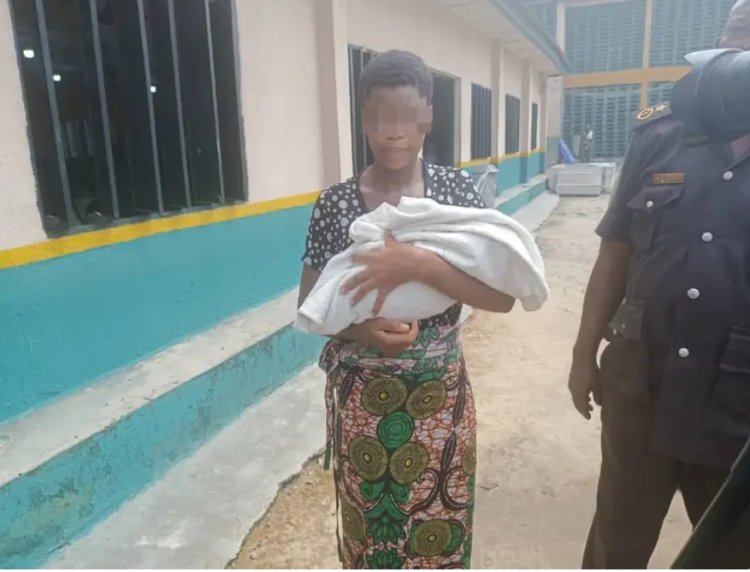 18-year-old mother of two weeks old baby released on bail from Delta prison 