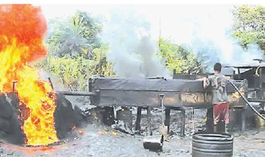 Another Illegal Pipelines 162 Refineries  Discovered in Niger Delta,