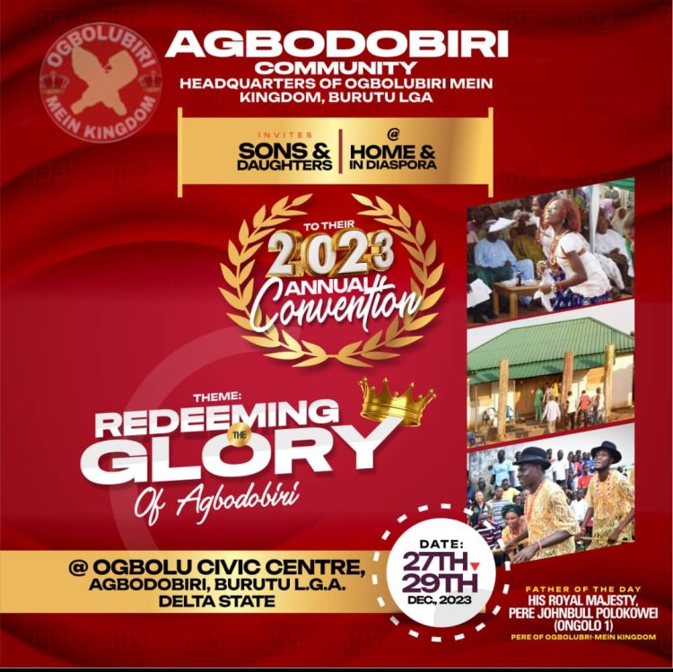AH IZON! IZON KEME EMI? Agbodobiri Convention 2023 Special Invitation 