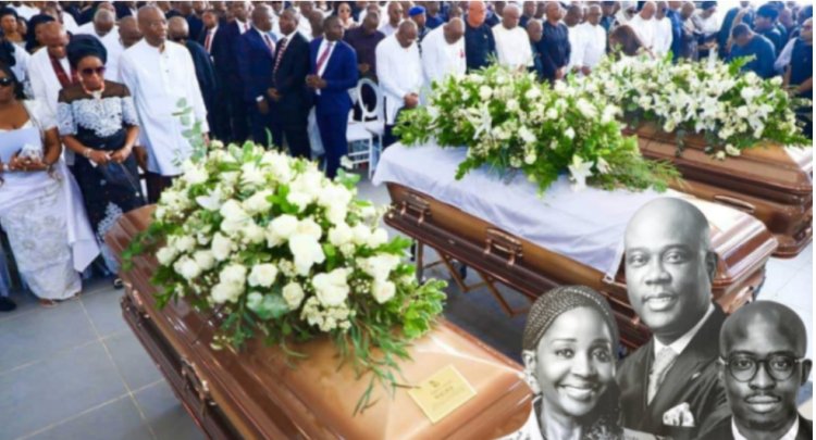 Access Bank Holdings CEO Herbert Wigwe, wife, son laid to rest