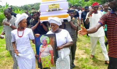 Tears As Mrs. Ukori Nee-Orubebe Laid To Rest In Delta Community