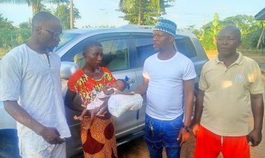 Temienor Oghenekevwe Donates Cash to Abandoned 3-month-old Baby In Ughelli South 
