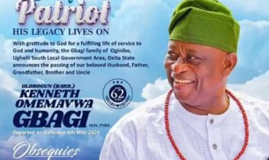 Great Legend Of Our Time, Kenneth Gbagi Goes to Rest In Oginibo, Friday, July 12