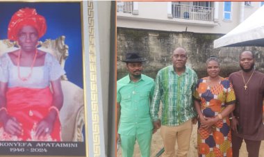Bene Mamamu Pays Condolence Visit to Warri North L.G Vice Chair Over Mother's Death