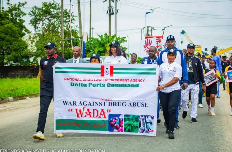 UN Day Against Drug Abuse: NDLEA Delta Ports Command Renews  Anti-drug Campaign in Warri