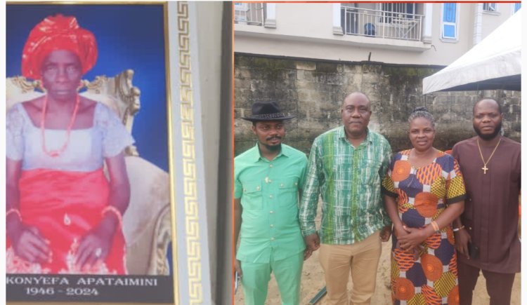 Bene Mamamu Pays Condolence Visit to Warri North L.G Vice Chair Over Mother's Death