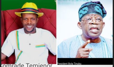 Tinubu's National Broadcast, a Disappointment to Nigerians..Says Activist, Temienor