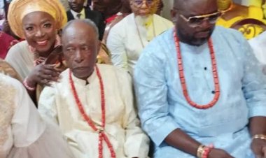 Olu of Warri confers awards on Vanguard News Publisher Sam Amuka, Pinnick, Others