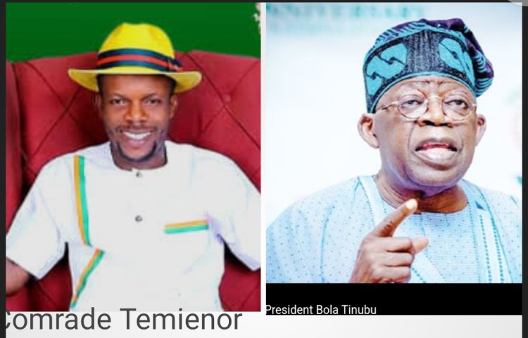 Tinubu's National Broadcast, a Disappointment to Nigerians..Says Activist, Temienor