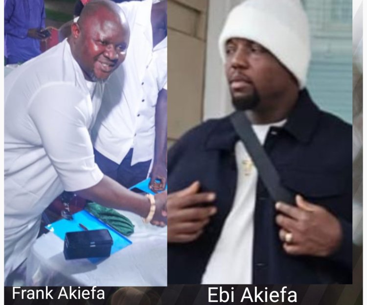 Frank Akiefa Celebrates His Brother, Ebi Akiefa on His Birthday 