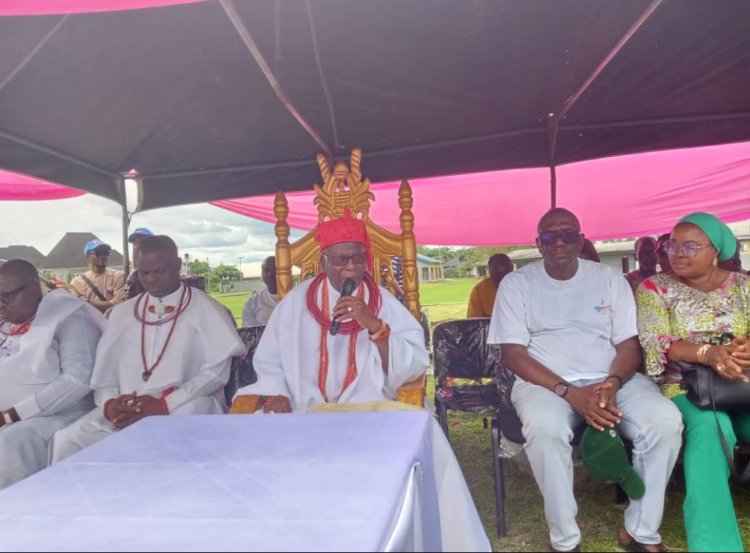Delta Monarch Lauds Lawmaker For Empowering Residents With ICT Trainings, Farming Tool