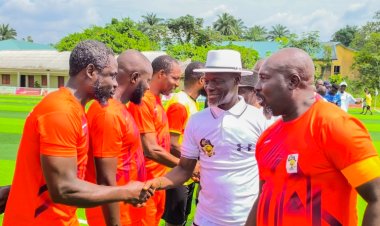 Delta Peace Unity Cup Flags-Off Successfully as Sodje, Ex-Internationals Graced Novelty Match