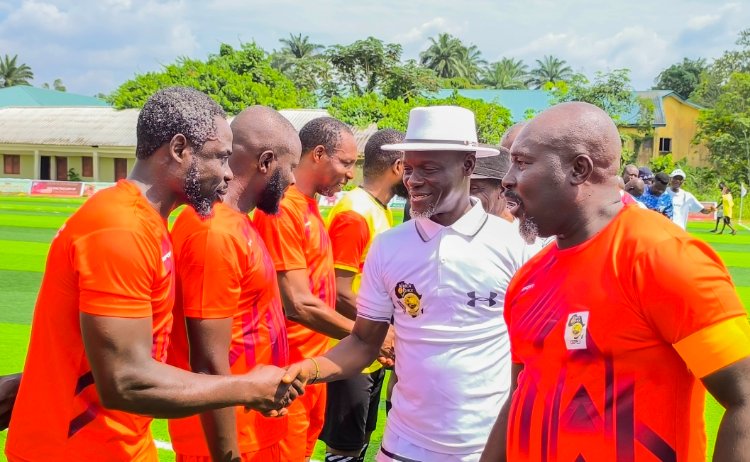 Delta Peace Unity Cup Flags-Off Successfully as Sodje, Ex-Internationals Graced Novelty Match