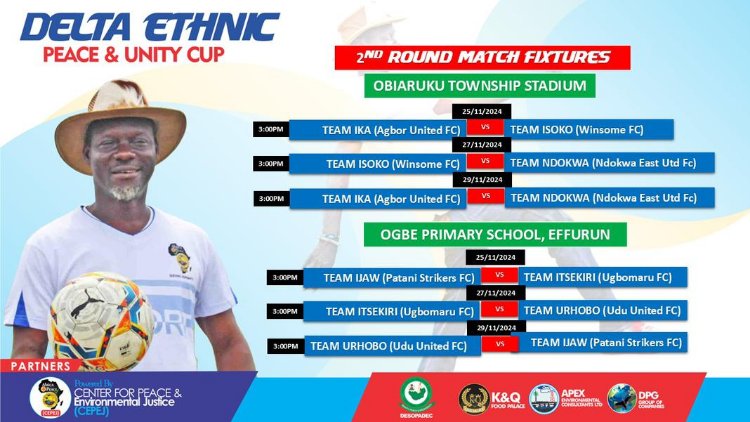 Delta Ethnic Peace and Unity Cup Finals: Team Ndokwa To Face Team Itsekiri