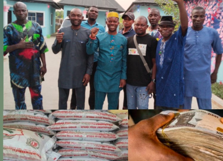 Yuletide: SDP Chieftain Doles Out Rice, Cash Gifts to Party Faithful in Ughelli-South, Delta 