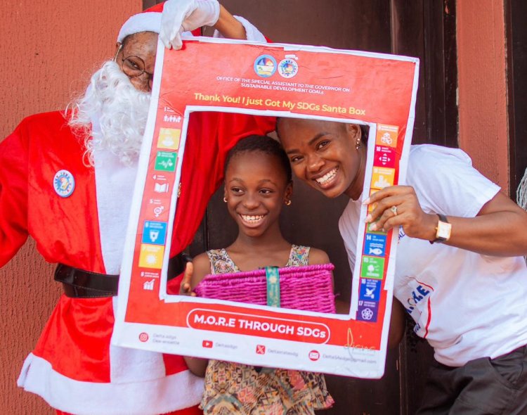 SDGs Santa Box: Delta State’s Bold Move to Spread Christmas Joy to Every Child