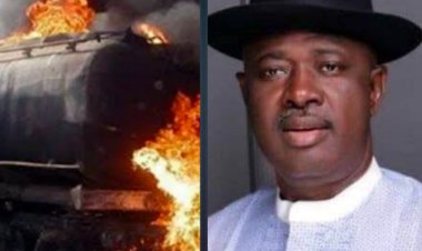 Petrol Tanker Explosion: Petroleum Minister, Lokpobiri Console Victims as Death Toll  Rises to 70