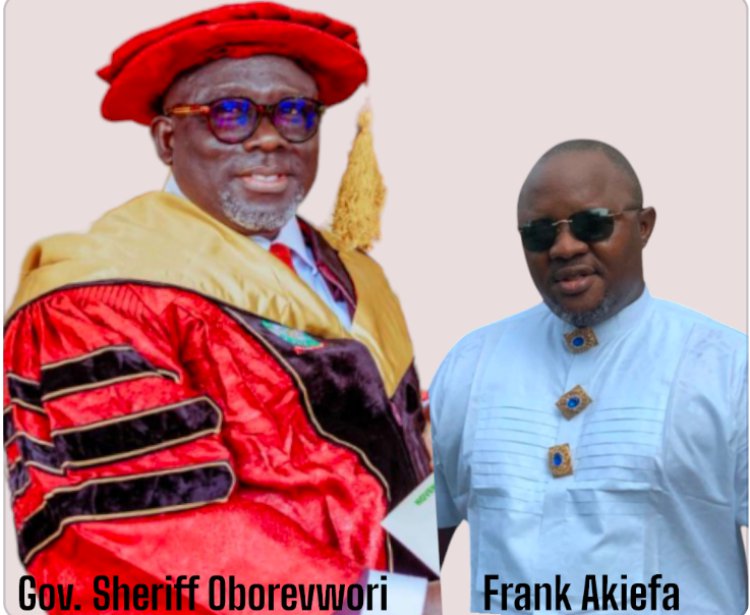 SSA on Security, Frank Akiefa Congratulates Delta Gov. Oborevwori on Honorary Degree