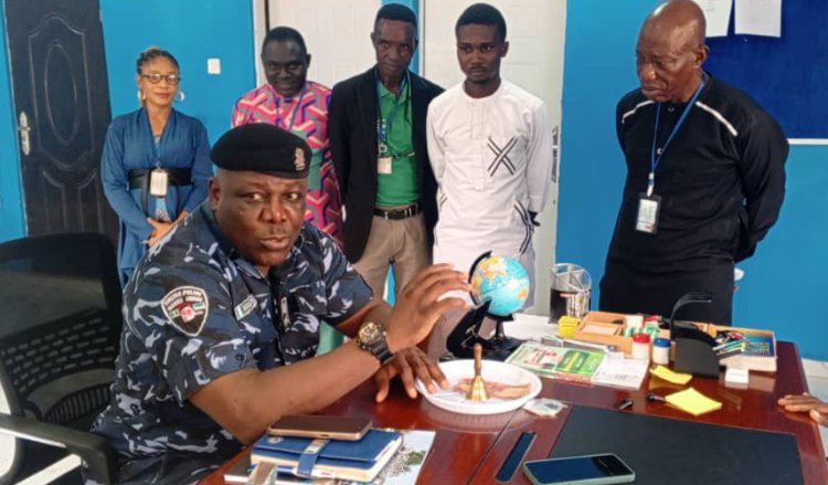 Police Divisional Head Visits Global Maritime Academy, Inspects Facilities in Delta 