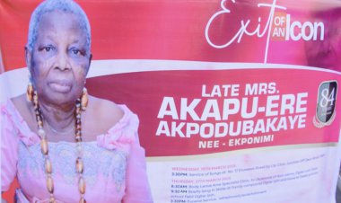 N-Delta Leaders Honor Ex-Council Vice Chairman Akpodubakaye as He Lays Late Mother Akapu-Ere to Rest in Delta