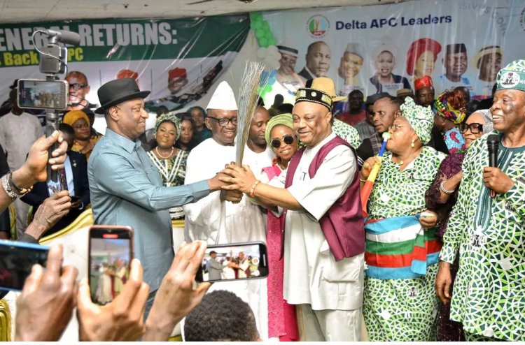 Keyamo, Waive, Okotete, stakeholders receive Ogboru into APC