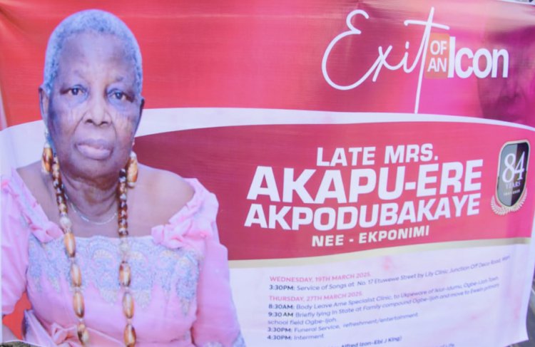 N-Delta Leaders Honor Ex-Council Vice Chairman Akpodubakaye as He Lays Late Mother Akapu-Ere to Rest in Delta