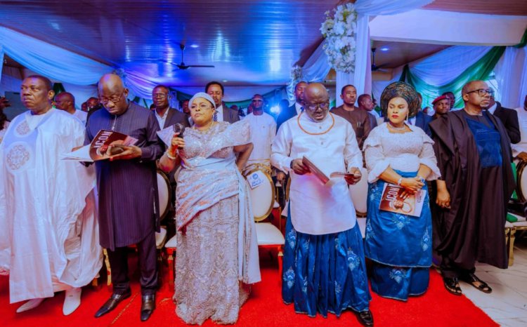 Tinubu, Jonathan, Akpabio, Dignitaries bid Edwin Clark farewell in Kiagbodo, Gov. Oborevwori, Diri, Udom Made Pledge