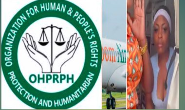 Ibom Air saga: Rights Group, OHPRPH, Calls For Thorough Investigation 