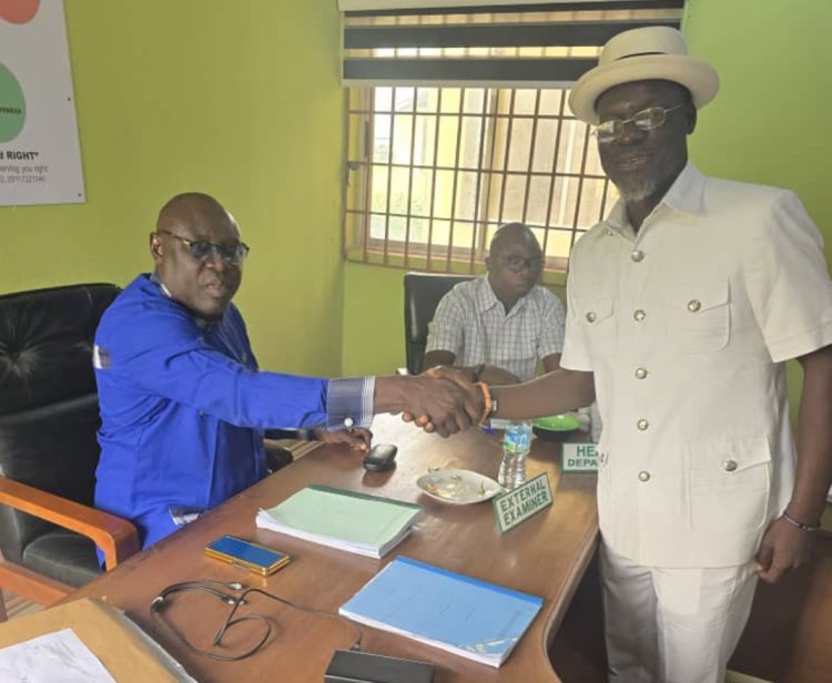 N-Delta Peace Advocate Mulade Sheriff Bags Ph.D. in International Relations