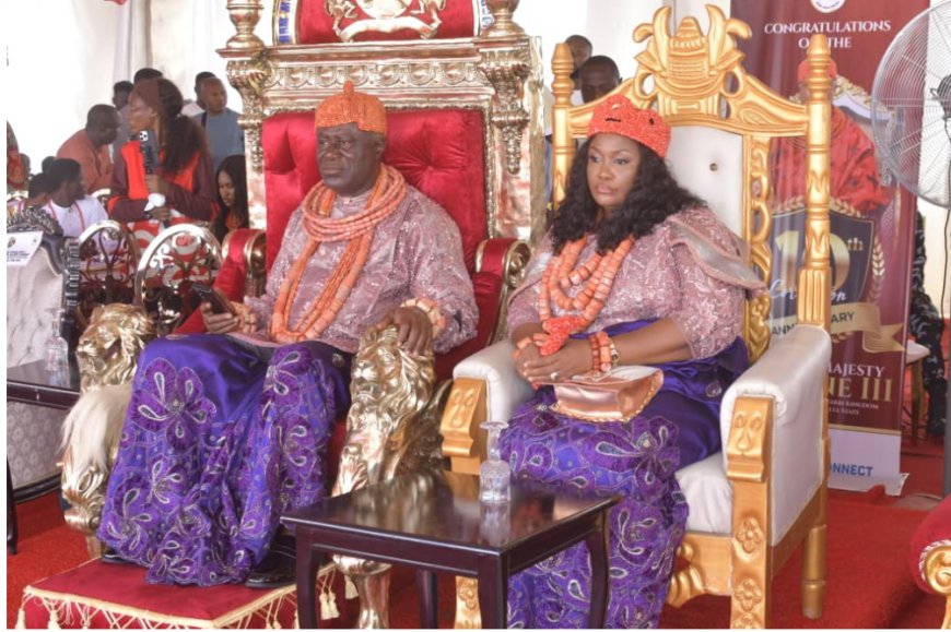 Oborevwori, Pondi, others sue for Peace among Delta ethnic communities as Ogbe-Ijoh monarch draws curtain on 10th Coronation  Anniversary