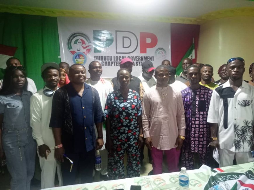 Burutu PDP Emerges Stronger in Delta, Passes Vote of Confidence on Jackson Agbor, National Excos
