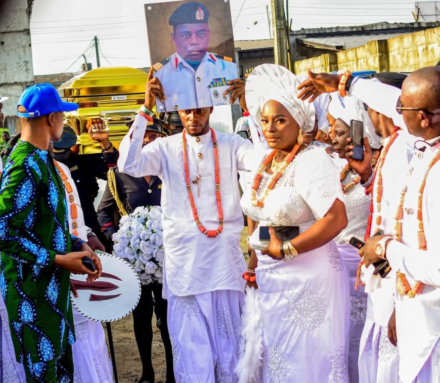 A Grand Farewell: Ayakoromo Stands Still as Late Pa Captain Williams Elaweremi Is Laid to Rest