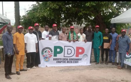 PDP Inaugurates Ward Leaders in Burutu, Doboro Marvelous Emerges Ward 9 Chairman