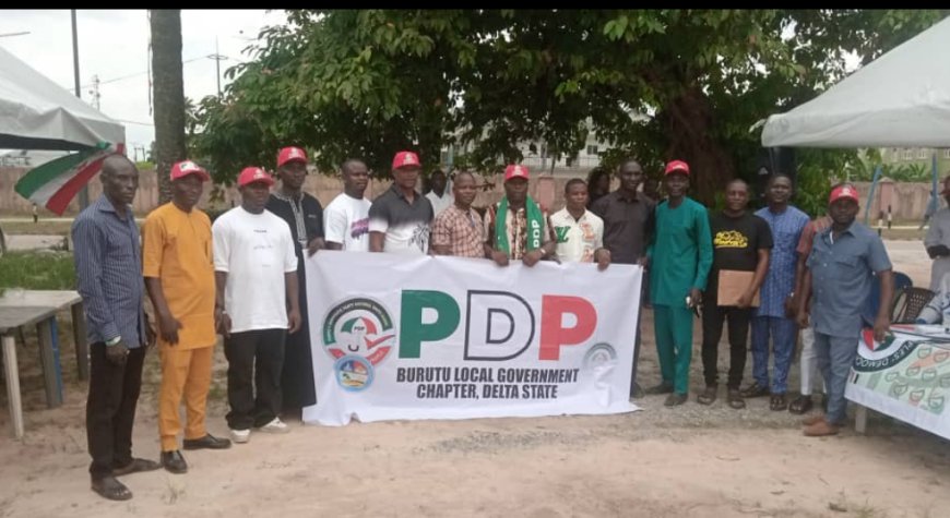 PDP Inaugurates Ward Leaders in Burutu, Doboro Marvelous Emerges Ward 9 Chairman