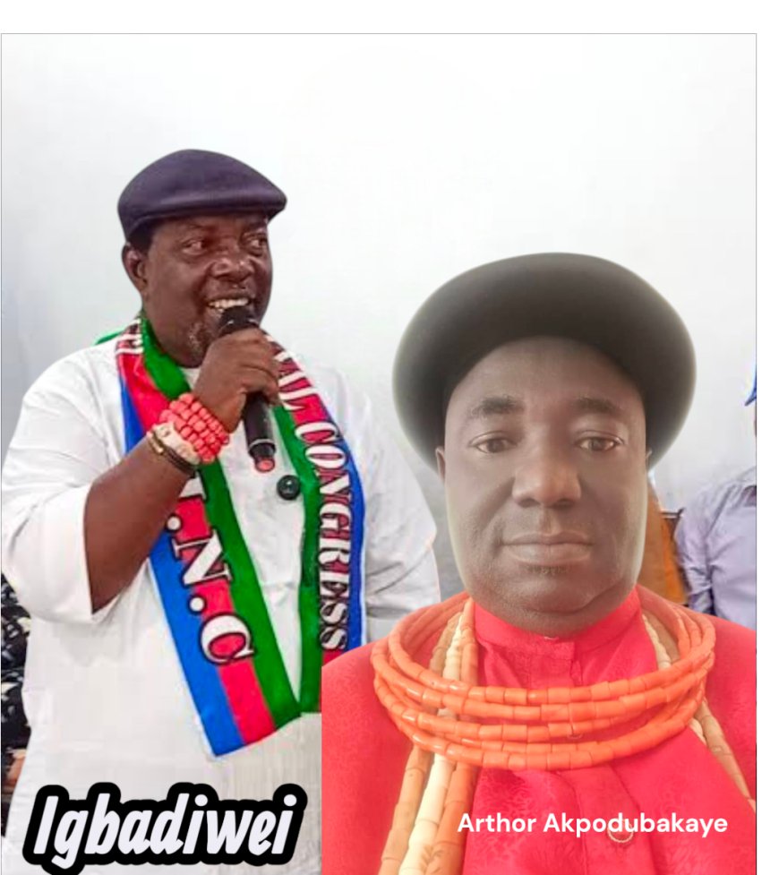 Former Vice Chairman Akpodubakaye Congratulates Igbadiwei on INC Victory, Calls for Unity